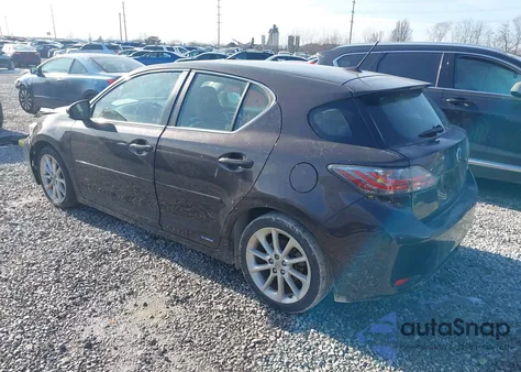 2011 Lexus Ct 200H Premium from USA, damaged, VIN JTHKD5BH7B2007613